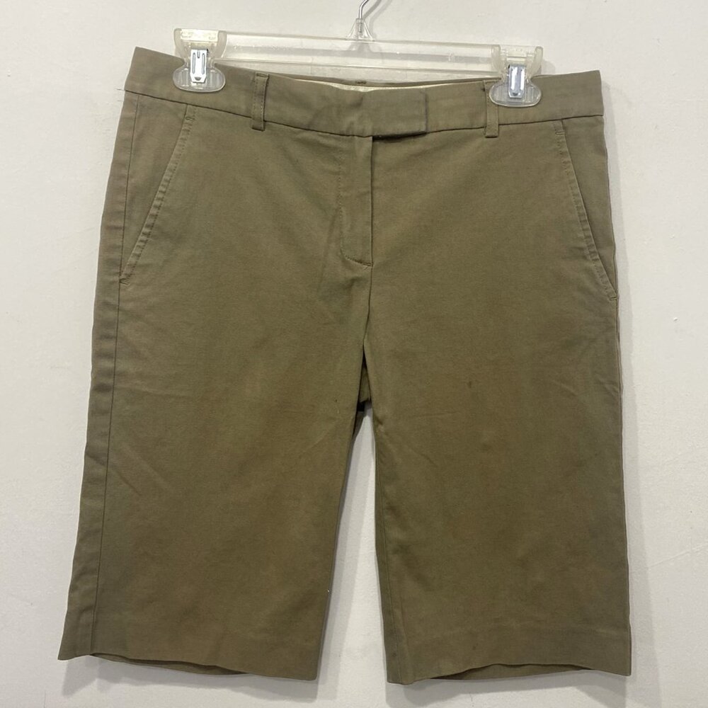 Theory Brown Cotton Shorts Women's Size 6